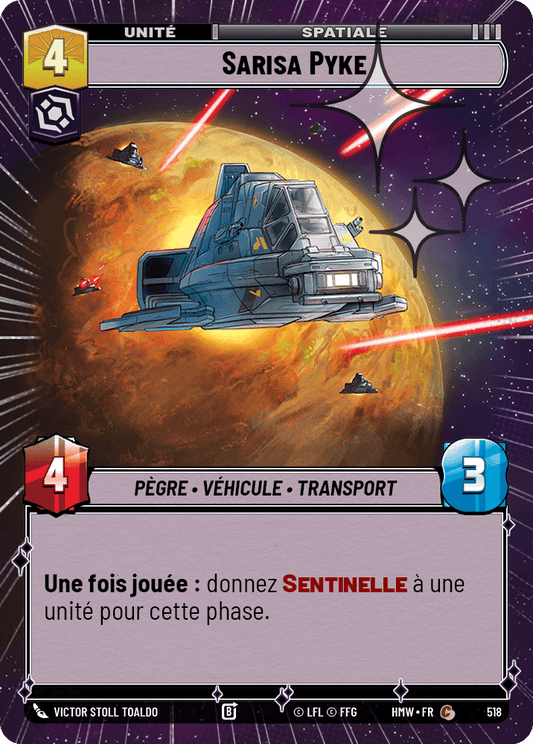 Sarisa Pyke - XHMW-756 - Hyperspace Foil - recto Français