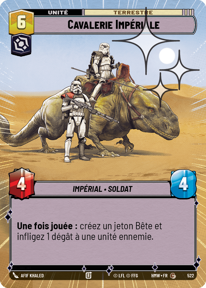 Cavalerie Impériale - XHMW-760 - Hyperspace Foil - recto Français