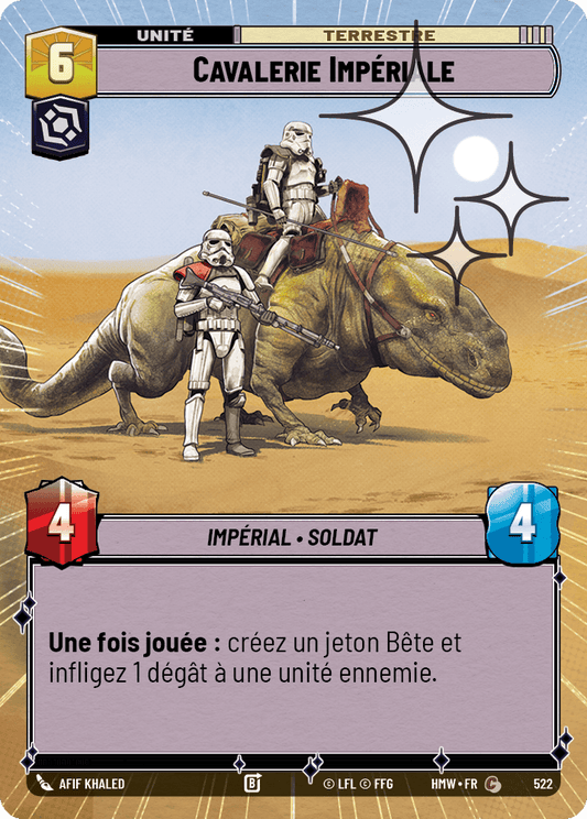 Cavalerie Impériale - XHMW-760 - Hyperspace Foil - recto Français