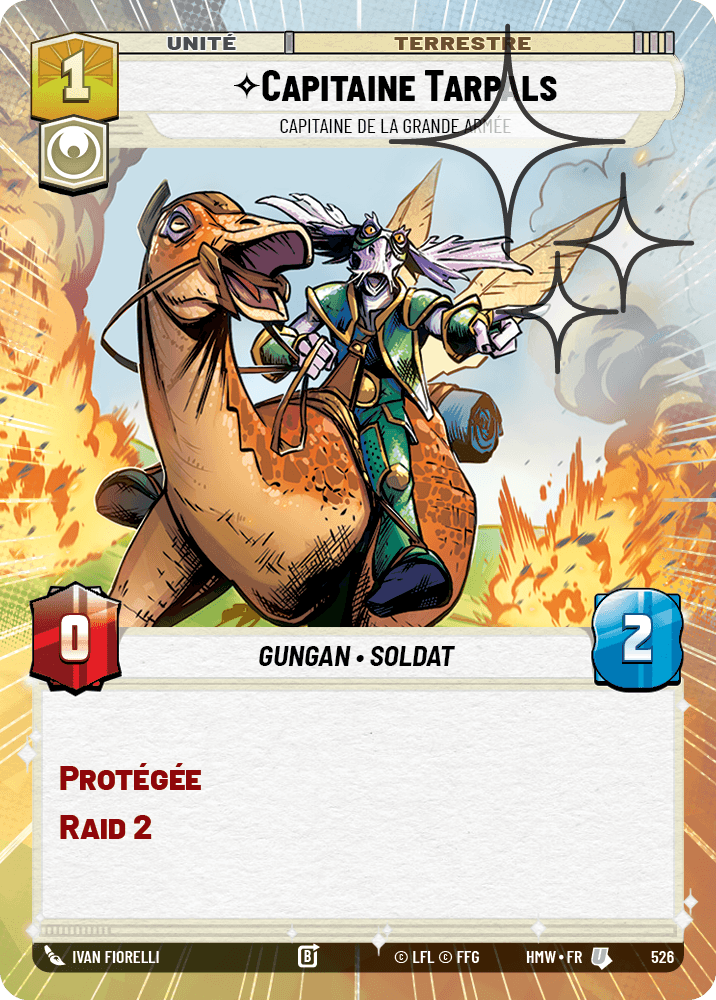Capitaine Tarpals, Capitaine De La Grande Armée - XHMW-764 - Hyperspace Foil - recto Français