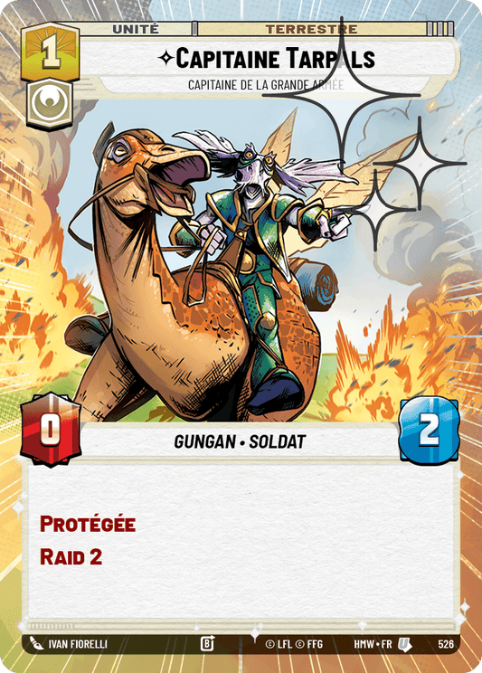 Capitaine Tarpals, Capitaine De La Grande Armée - XHMW-764 - Hyperspace Foil - recto Français