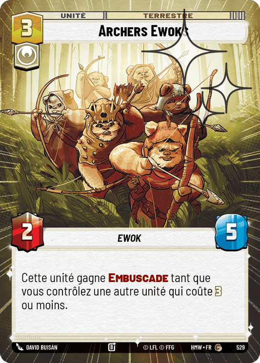Archers Ewoks - XHMW-767 - Hyperspace Foil - recto Français