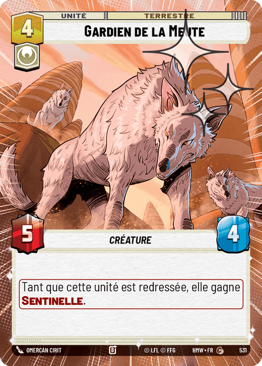 Gardien de la Meute - XHMW-769 - Hyperspace Foil - recto Français
