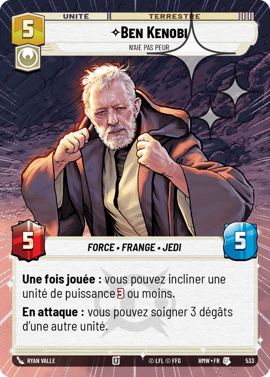 Ben Kenobi, N'Aie Pas Peur - XHMW-771 - Hyperspace Foil - recto Français
