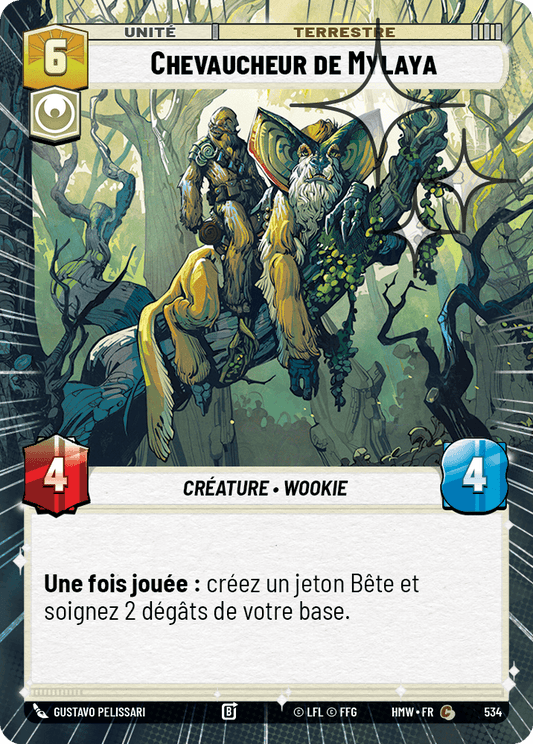 Chevaucheur de Mylaya - XHMW-772 - Hyperspace Foil - recto Français