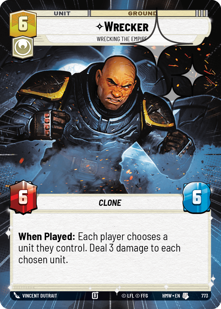 Wrecker, Démolit L'Empire - XHMW-773 - Hyperspace Foil - recto Anglais