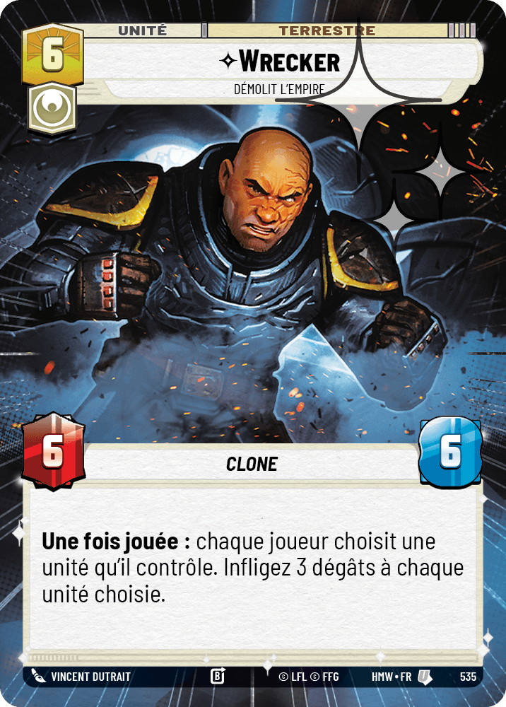 Wrecker, Démolit L'Empire - XHMW-773 - Hyperspace Foil - recto Français