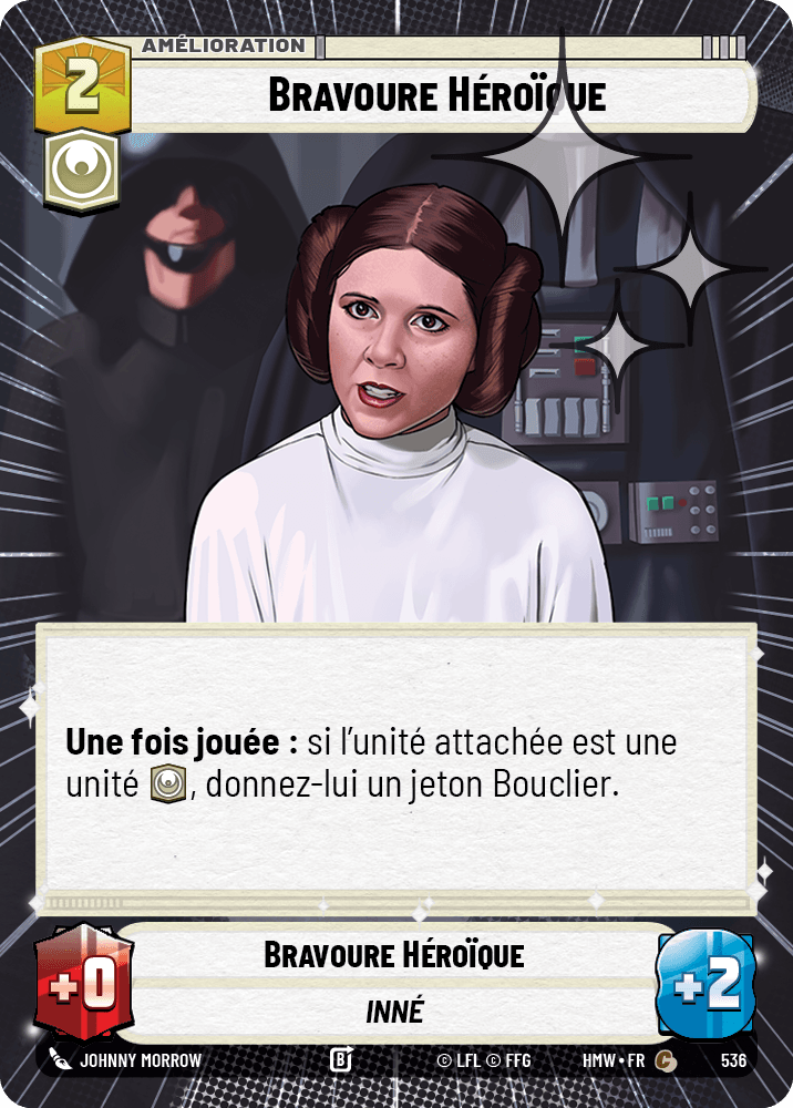 Bravoure Héroïque - XHMW-774 - Hyperspace Foil - recto Français