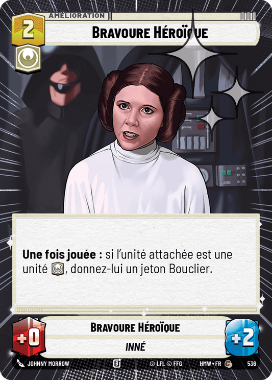 Bravoure Héroïque - XHMW-774 - Hyperspace Foil - recto Français