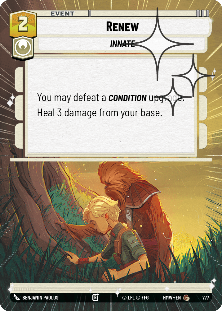 Renouveau - XHMW-777 - Hyperspace Foil - recto Anglais