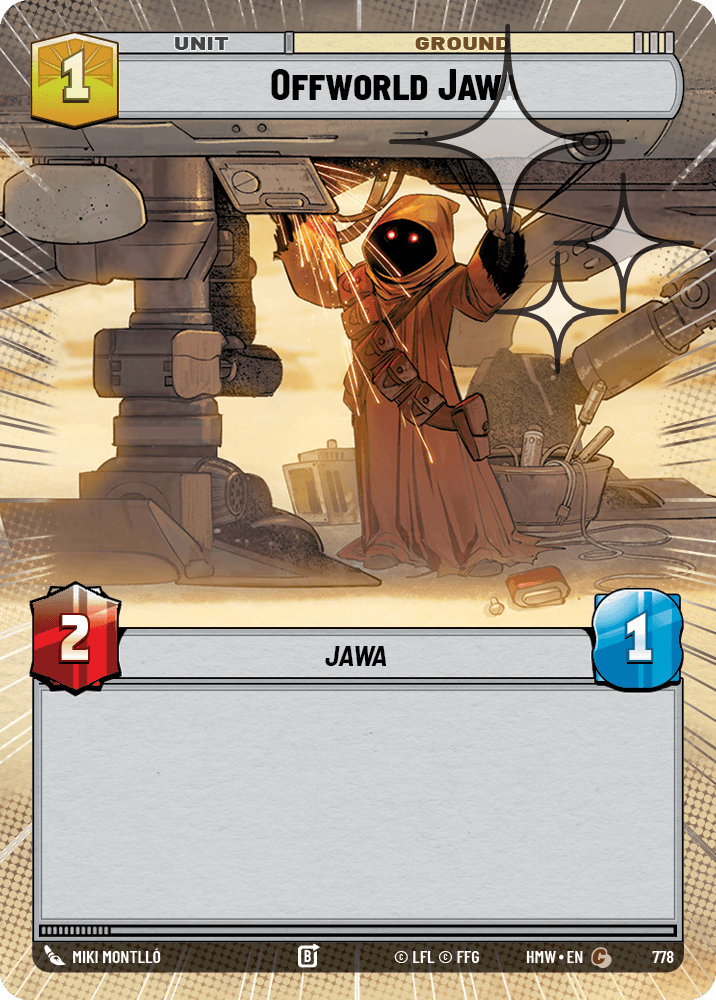Jawa Expatrié - XHMW-778 - Hyperspace Foil - recto Anglais