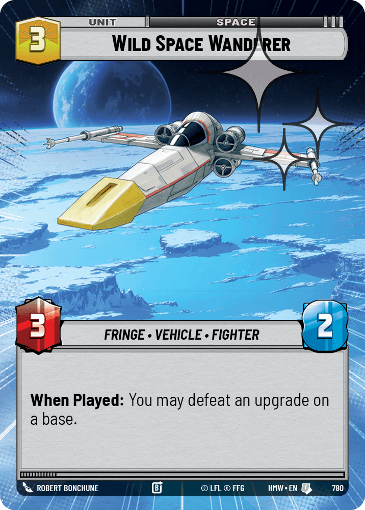 Explorateur de l'Espace Sauvage - XHMW-780 - Hyperspace Foil - recto Anglais