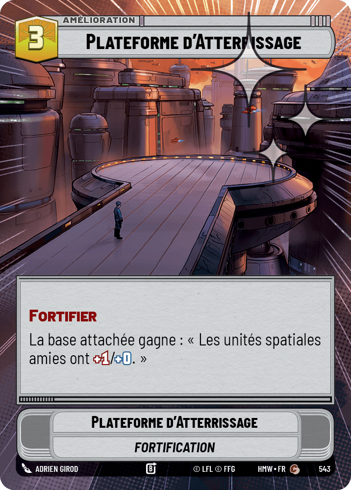 Plateforme d'Atterrissage - XHMW-781 - Hyperspace Foil - recto Français