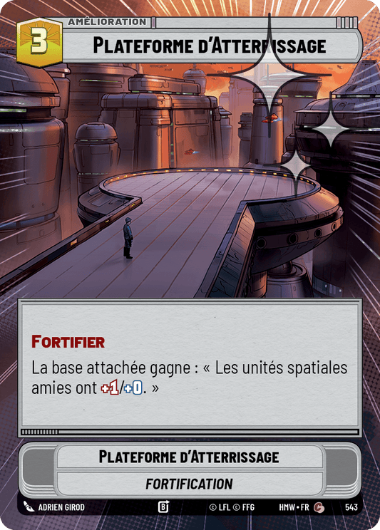 Plateforme d'Atterrissage - XHMW-781 - Hyperspace Foil - recto Français