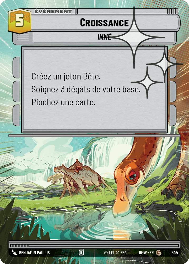 Croissance - XHMW-782 - Hyperspace Foil - recto Français