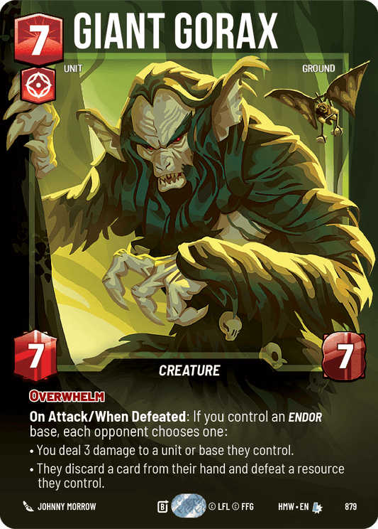 Gorax Géant - XHMW-879 - Prestige Foil - recto Anglais