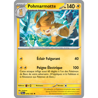 Pokémon : Pack 2 Boosters Pohmarmotte - EV01 & EB09