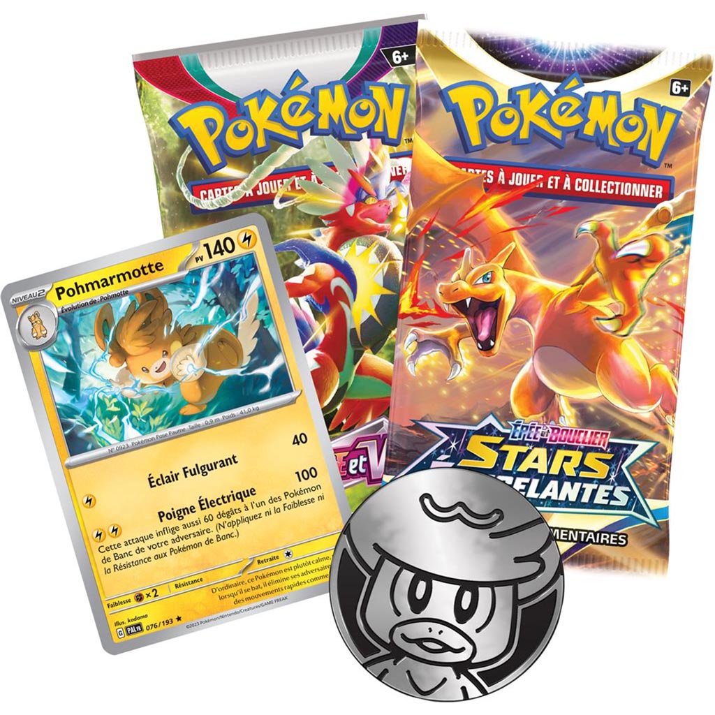 Pokémon : Pack 2 Boosters Pohmarmotte - EV01 & EB09