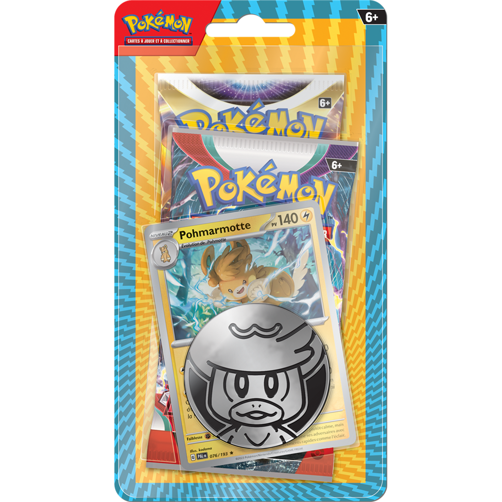 Pokémon : Pack 2 Boosters Pohmarmotte - EV01 & EB09