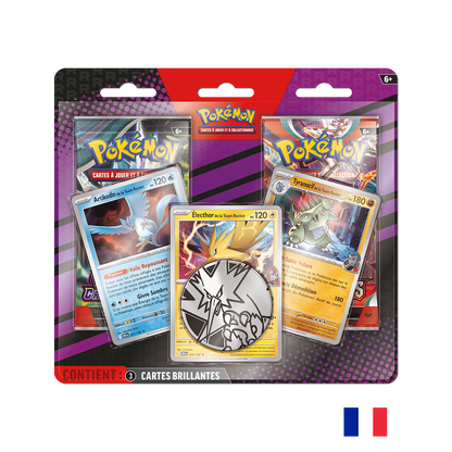 Pokémon Duo-pack Artikodin de la Team Rocket, Électhor de la Team Rocket et Tyranocif de la Team Rocket