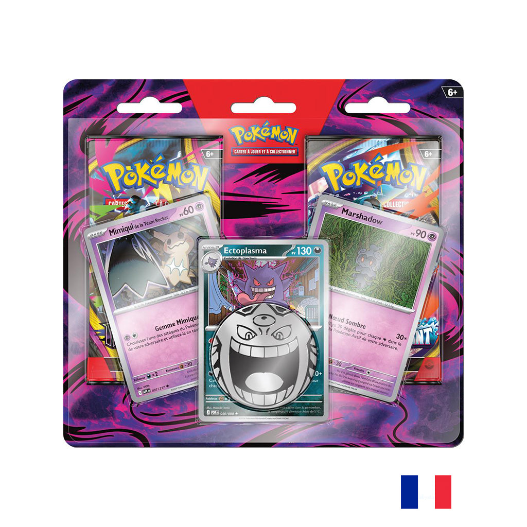 Pokémon - Duo Pack Ectoplasma, Marshadow et Mimiqui de la Team Rocket (Précommande sortie le 02.10.26) (Arrivagre Prévu le 07.10.26)