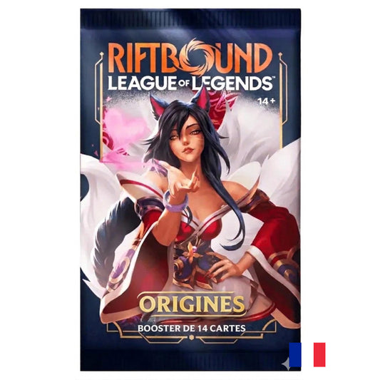 Booster - Riftbound League of Legends TCG : Origines FR (Précommande sortie le 29.05.26) (Arrivage prévu le 02.06.26)