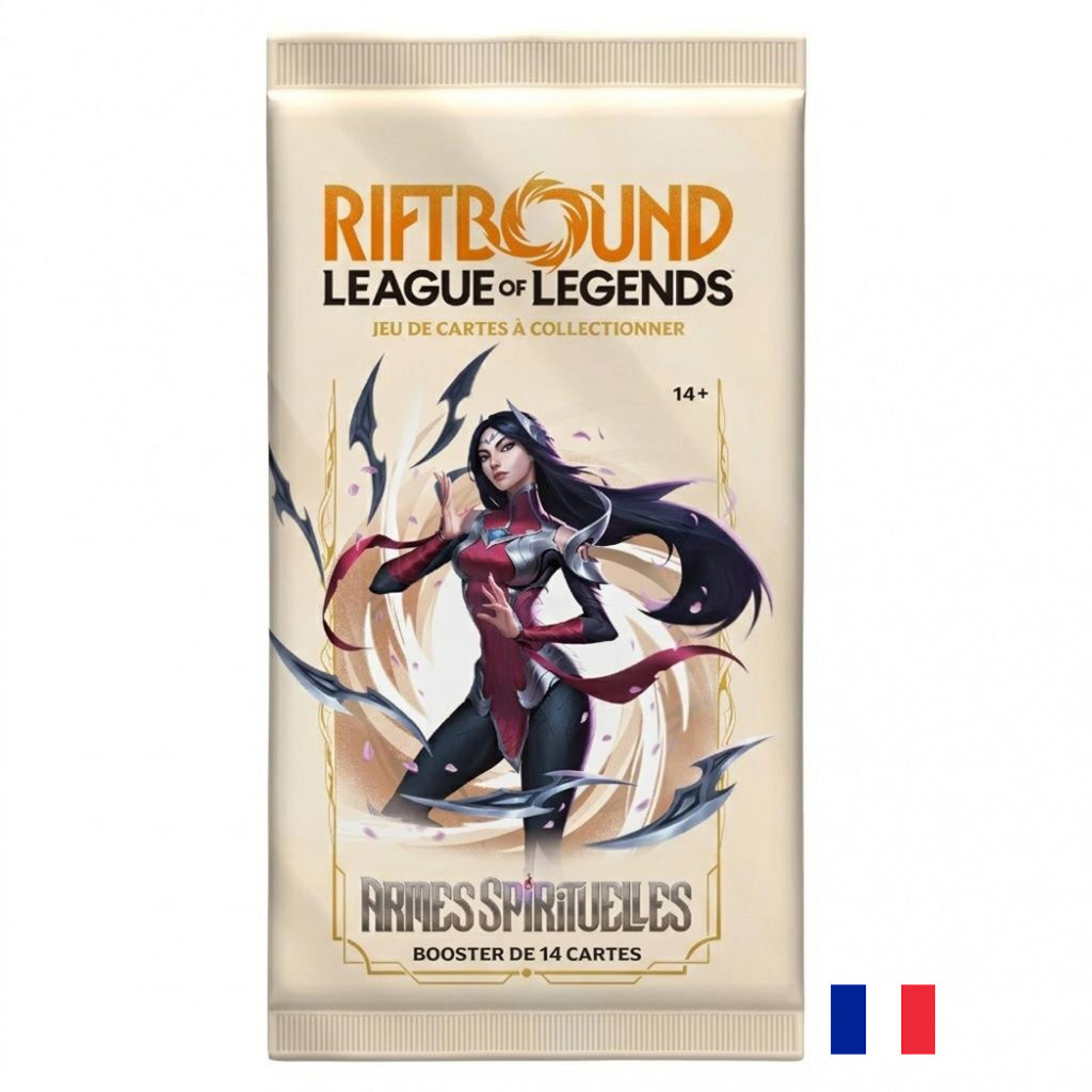 Boite de 24 Boosters - Riftbound League of Legends TCG : Armes Spirituelles FR (Précommande sortie le 24.07.26) (Arrivage Prévu le 29.07.26)