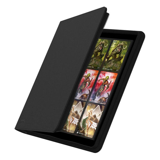 Ultimate Guard - Portfolio 24-Pocket QuadRow ZipFolio XenoSkin 480 - Noir