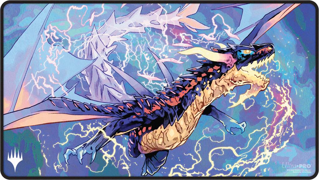 MTG : Tarkir Dragonstorm Neriv, Heart of the Storm Black Mardu Stitched Playmat