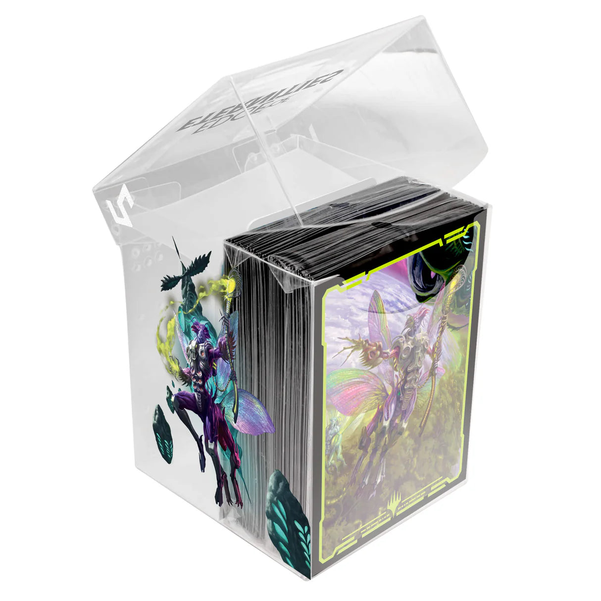 Edge of Eternities World Shaper 100ct Deck Protector Sleeves Standard in Clear Box for Magic: The Gathering