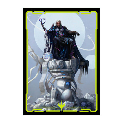 Edge of Eternities Tezzeret, Cruel Captain 100ct Deck Protector Sleeves Standard in Clear Box for Magic: The Gathering