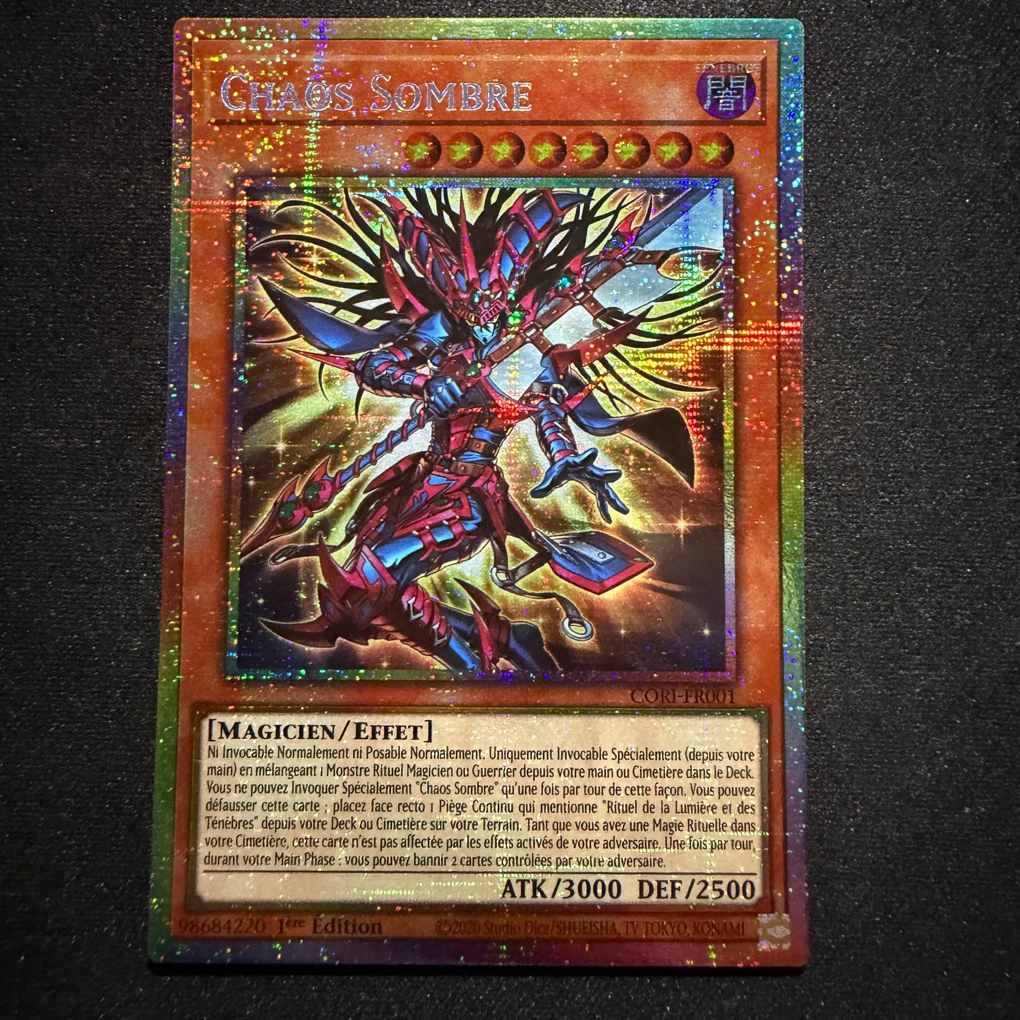 CORI-FR001  Chaos Sombre - French (NM)(V.2 - Starlight Rare)
