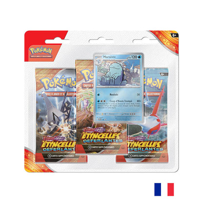Pokémon : Tri-Pack Maraiste - EV08 Étincelles Déferlantes