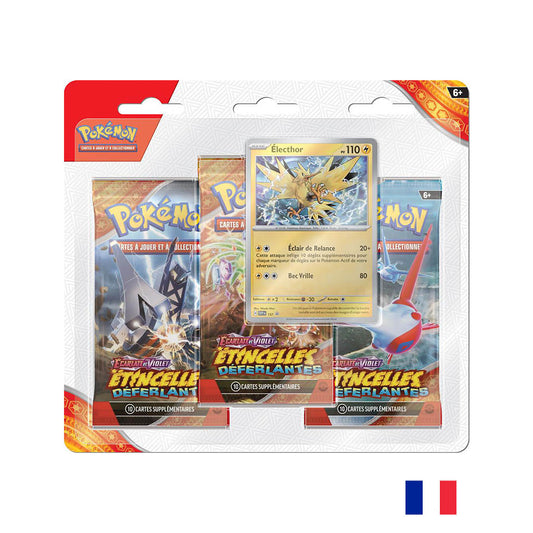 Pokémon : Tri-Pack Électhor - EV08 Étincelles Déferlantes