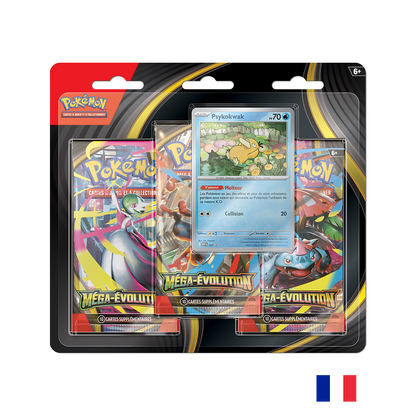 Pokémon Tri-pack Psykokwak - ME01 - Méga-Évolution
