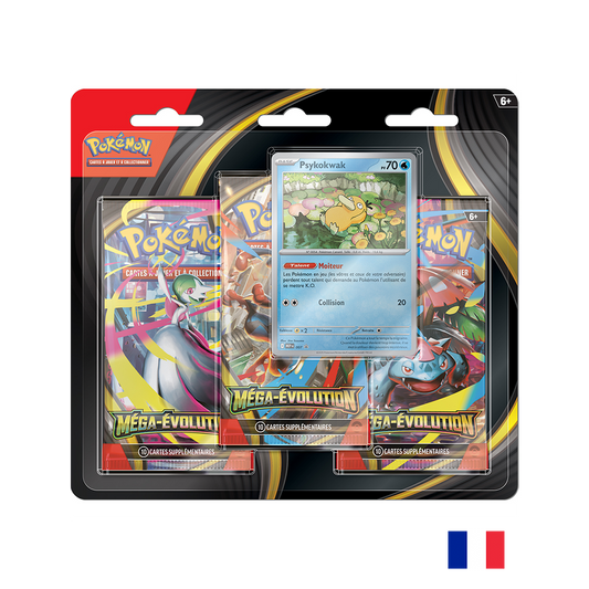 Pokémon Tri-pack Psykokwak - ME01 - Méga-Évolution