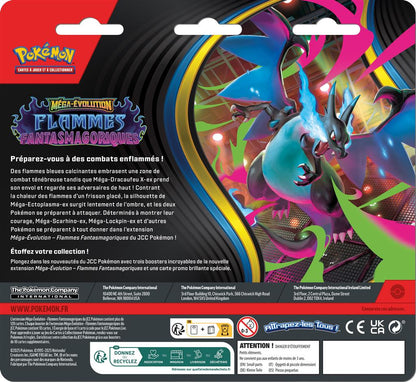 Pokémon - Pack 3 boosters Dimoret - ME02 Flammes Fantasmagoriques
