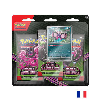 Pokémon : Tri-Pack Pêchaminus - EV06.5 Fable Nébuleuse