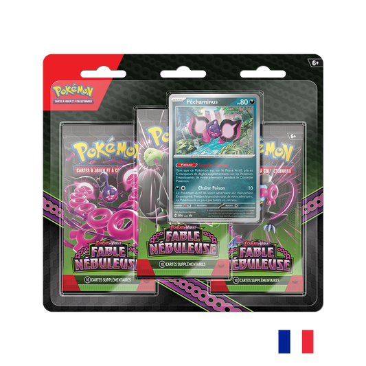 Pokémon : Tri-Pack Pêchaminus - EV06.5 Fable Nébuleuse