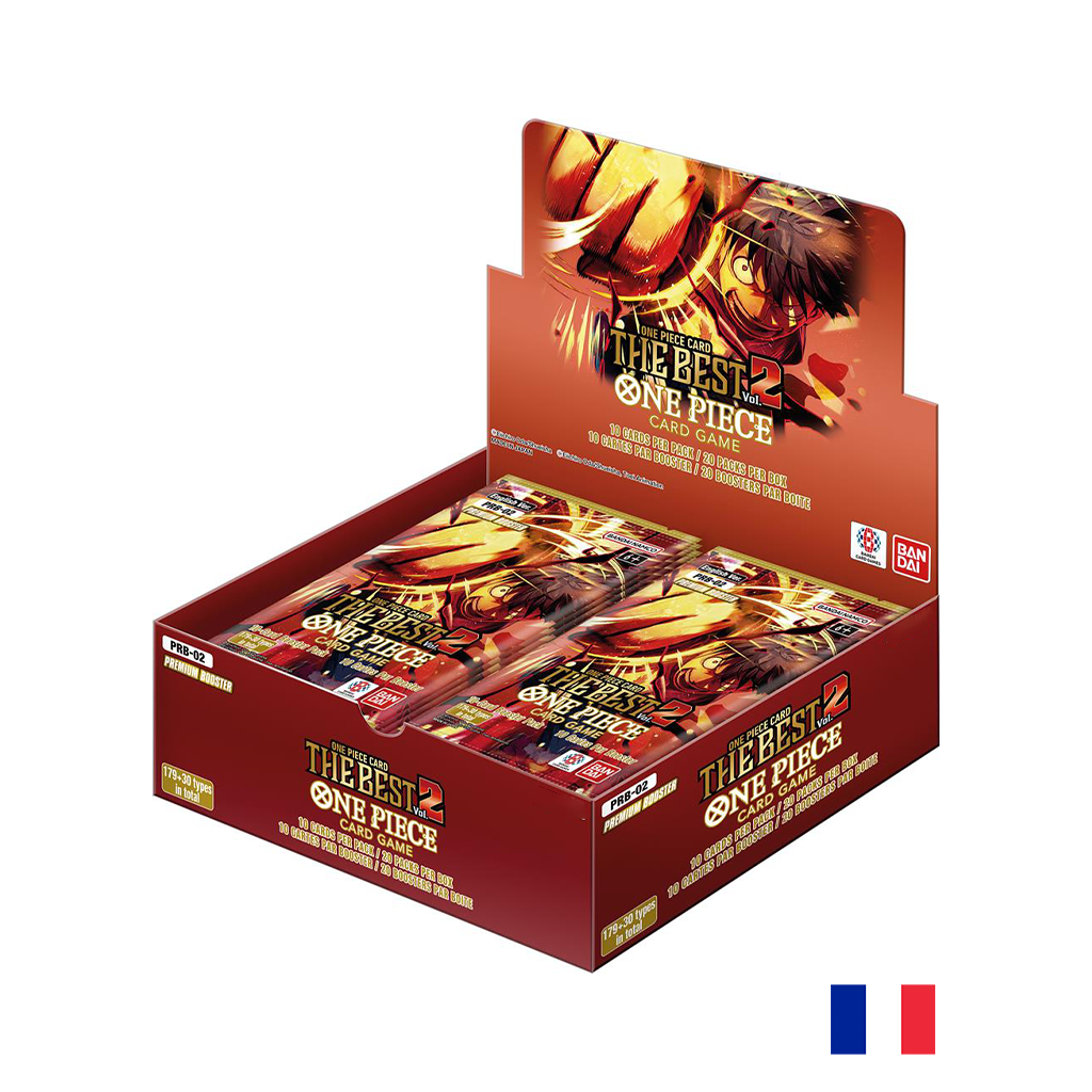 Boite de 20 Boosters Premium PRB-02 - One Piece Card Game : The Best Vol.2 (Précommande sortie le 03.10.25) (Arrivage prévu le 07.10.25)