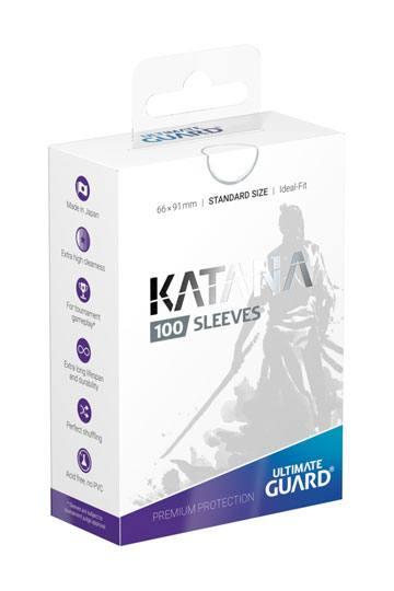 Katana Blanc - Ultimate Guard 100 protège-cartes - Sleeves Standard