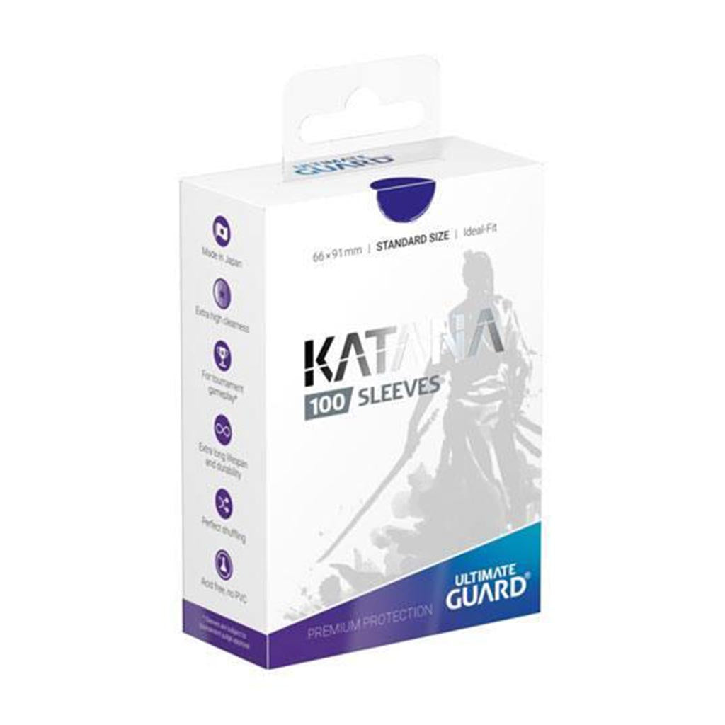 Katana Bleu - Ultimate Guard 100 protège-cartes - Sleeves Standard