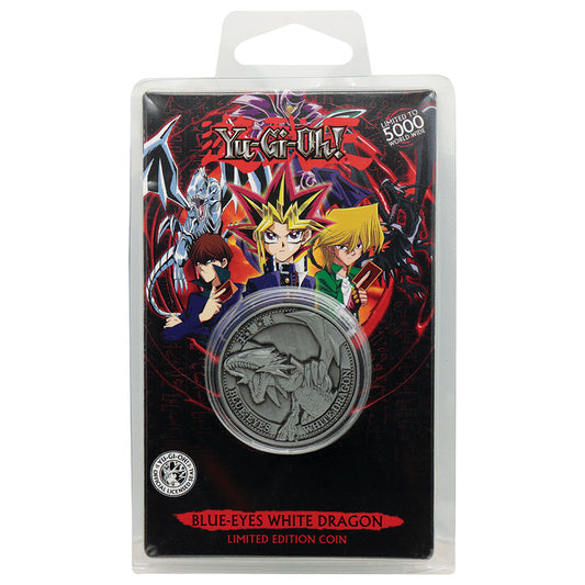 Yu-Gi-Oh! - Pièce de collection en édition limitée du Dragon Blanc aux Yeux Bleus