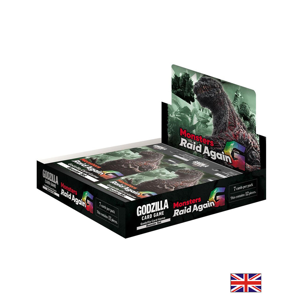 Godzilla Card Game - Boîte de 12 Boosters - BP02 G: Monsters Raid Again (Anglais)
