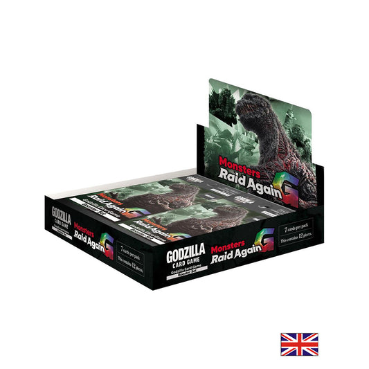 Godzilla Card Game - Boîte de 12 Boosters - BP02 G: Monsters Raid Again (Anglais)