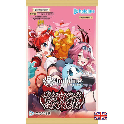hololive Official Card Game - Boîte de 12 Boosters - hOCG hBP06e Ayakashi Vermilion (Anglais)