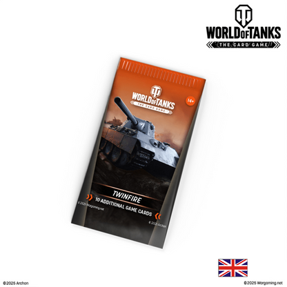 World of Tanks: The Card Game - Boîte de 24 Boosters - TWINFIRE (Anglais)
