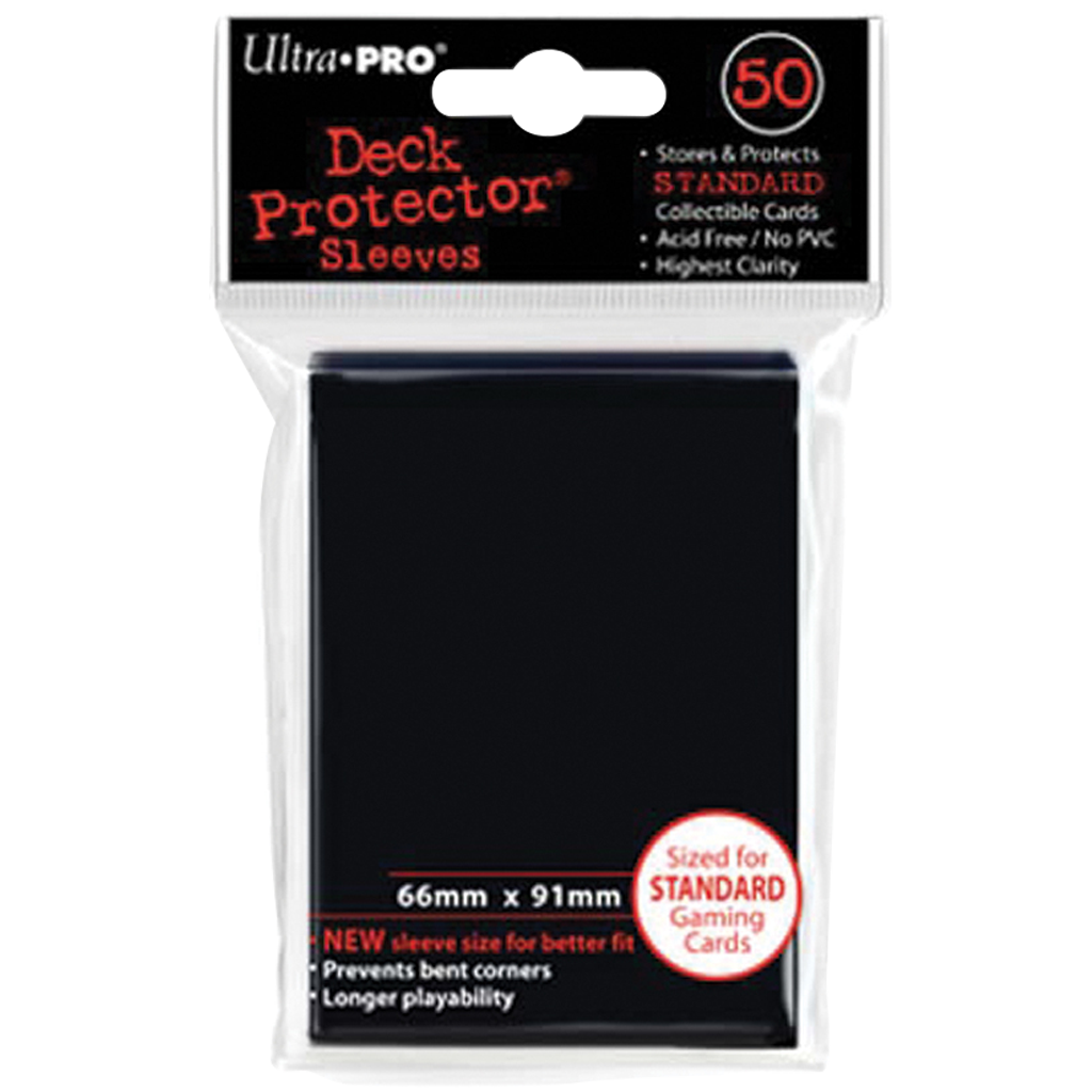 Ultra PRO : 50 Sleeves Standard Noir