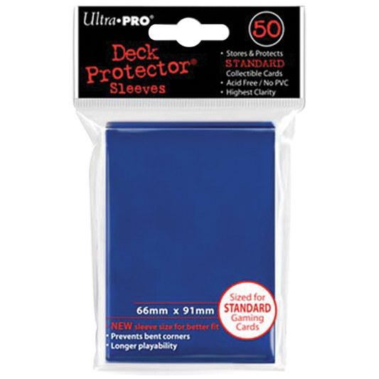 Ultra PRO : 50 Sleeves Standard Bleu