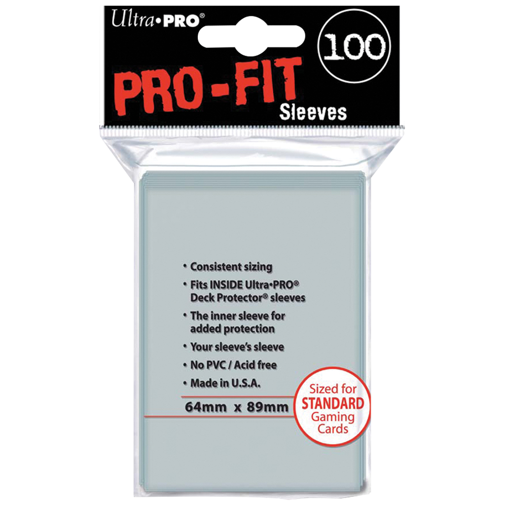 Ultra PRO : 100 PRO-Fit Sleeves Standard